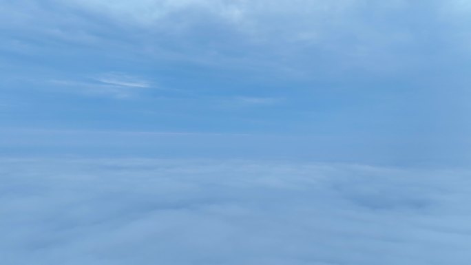 4K航拍穿云平流层云