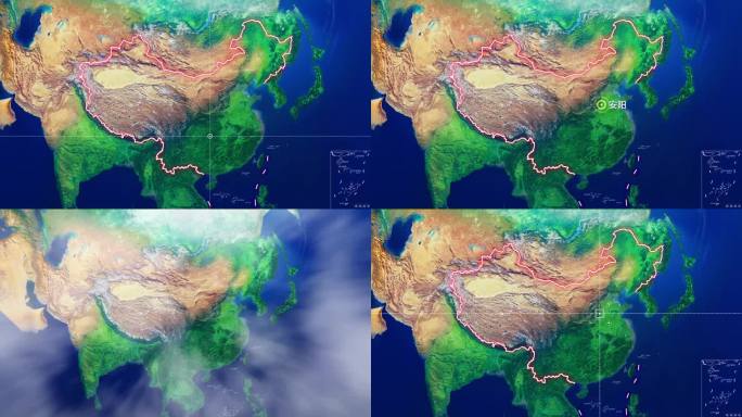 安阳市地图定位二合一