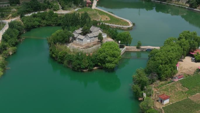 瀛汶河章丘区宝珠山水库三角湾村