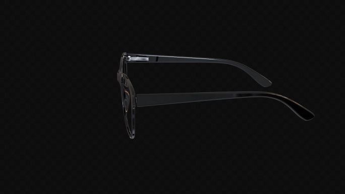 原创三维眼镜视频素材带通道