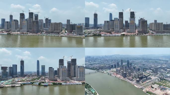 广州国际金融城最新航拍天河CBD御3