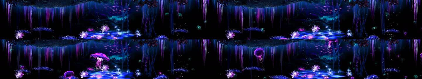 3S-HS森系-紫色水母全息投影2