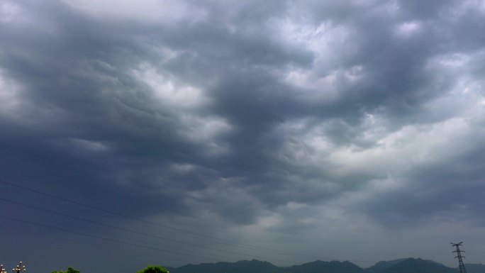 延时摄影 不同天气云层的运动