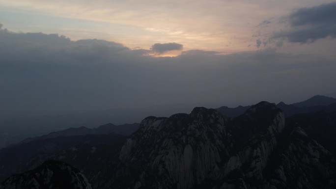 华山日出渭南华阴陕西旅游宣传华山