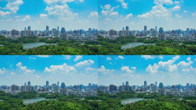 广州麓湖公园延时4