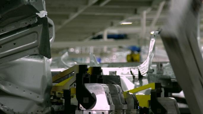 汽车制造 机械臂 智能生产线