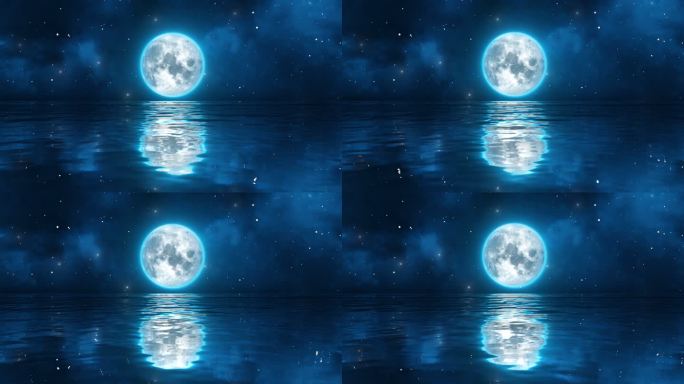 中秋节 水中月亮
