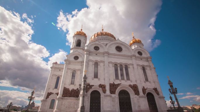 莫斯科伏尔加河圣瓦西里大教堂救世主大教堂