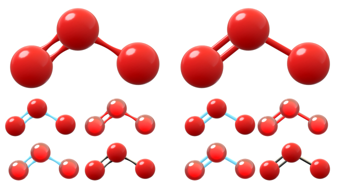 臭氧分子动画