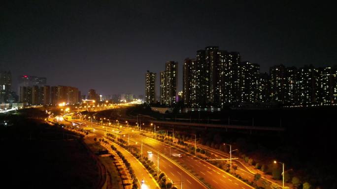 南宁城市夜景 万科城夜景