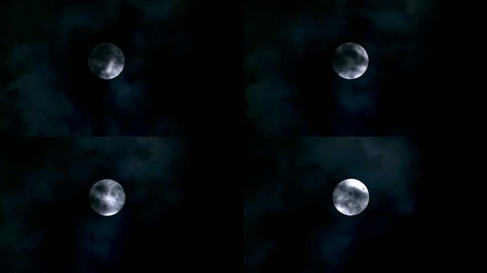 月亮延时拍摄