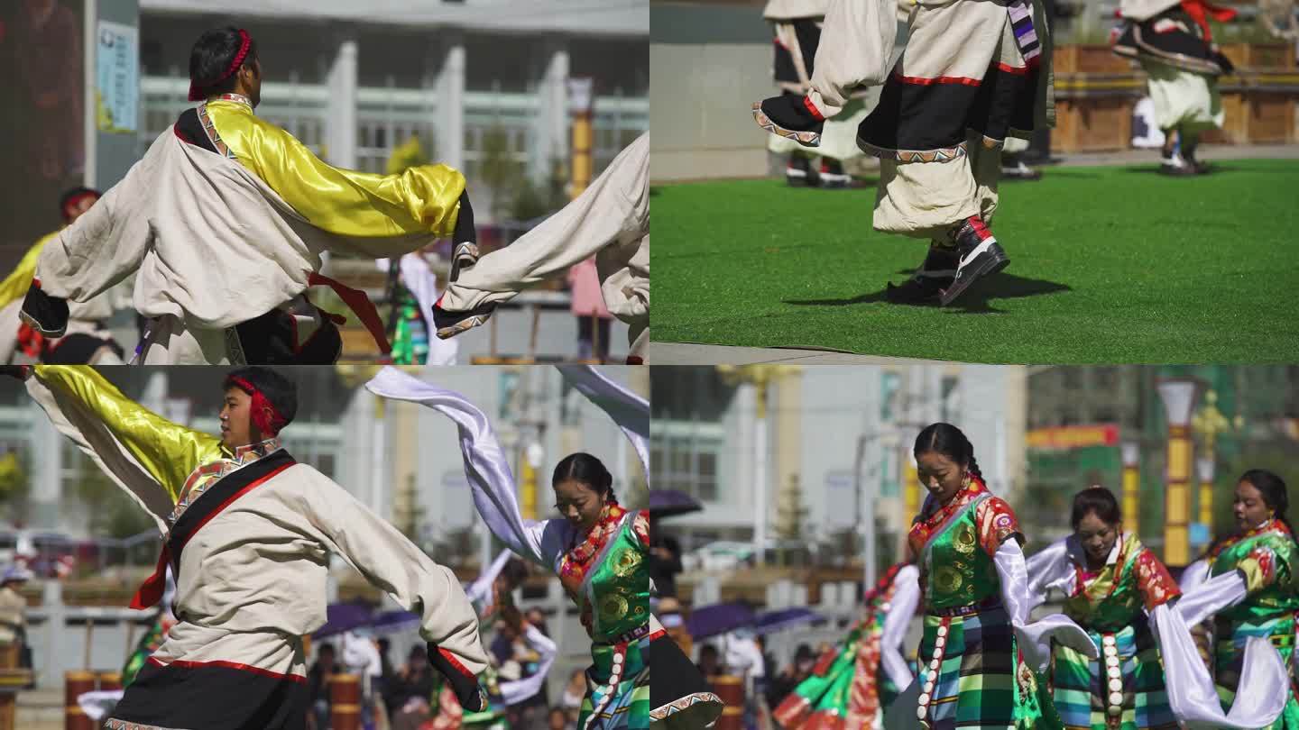藏族舞蹈 藏族跳舞 歌舞 文艺汇演