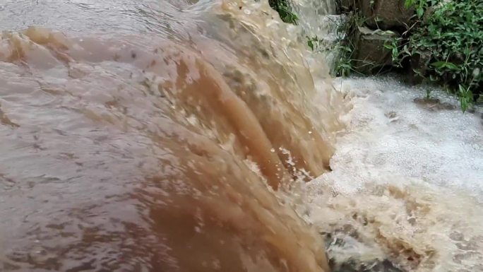 强降雨汛期汛情洪流洪水视频素材灾害洪水