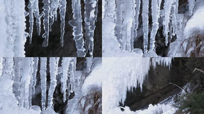 【原创】阿妣山与四姑娘山的高山雪水融化