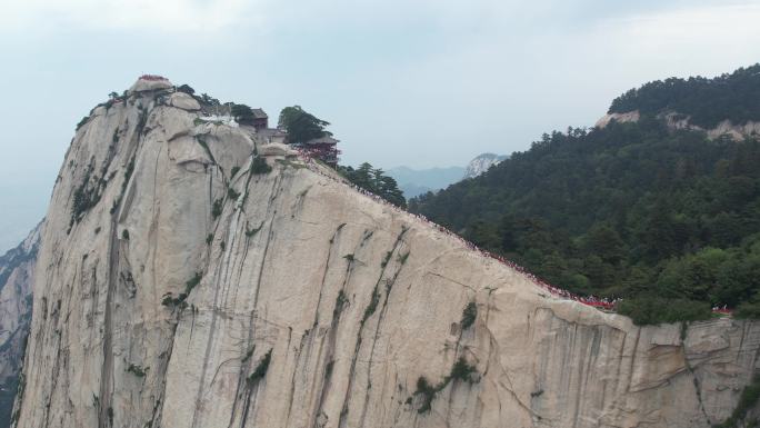 华山航拍渭南华阴陕西旅游宣传西安旅游宣传