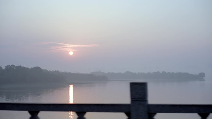 湖边空镜