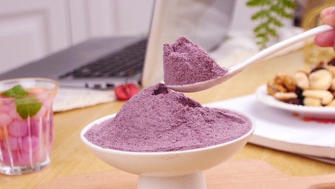 紫薯米浆