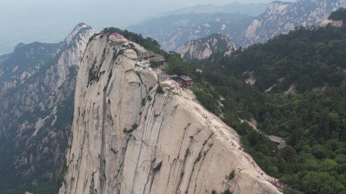 华山航拍渭南华阴陕西旅游宣传西安旅游宣传