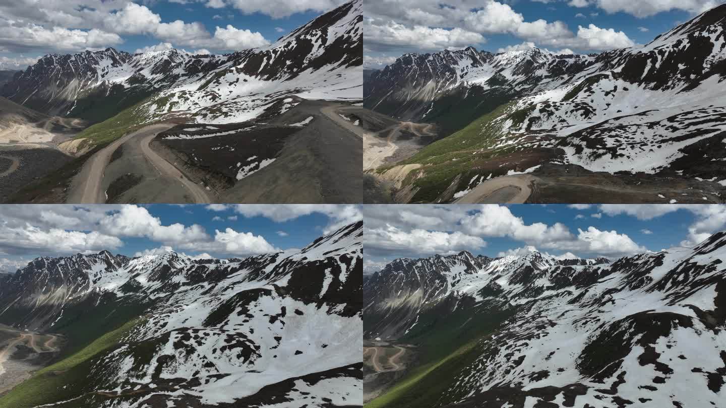 西藏 雪山 高原 雪山空镜 自驾318