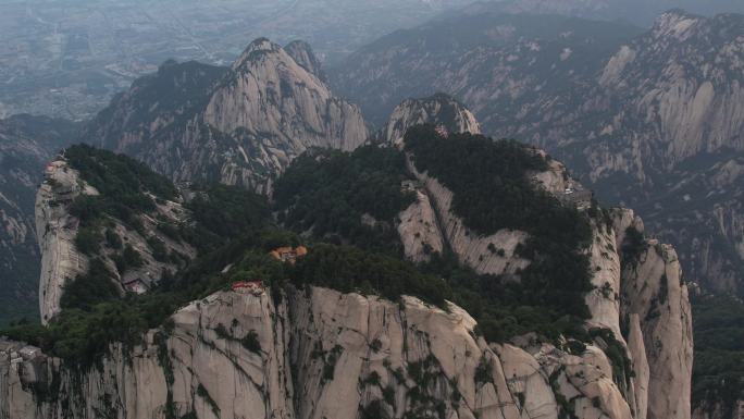 华山航拍渭南华阴陕西旅游宣传西安旅游宣传