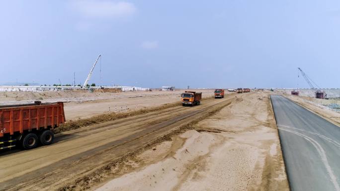 公路建设 铺路机 道路修整