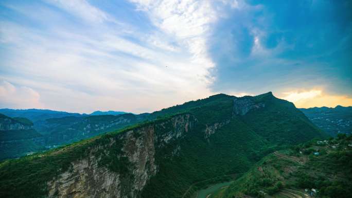 峡谷延时