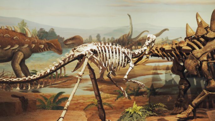 地质博物馆恐龙化石