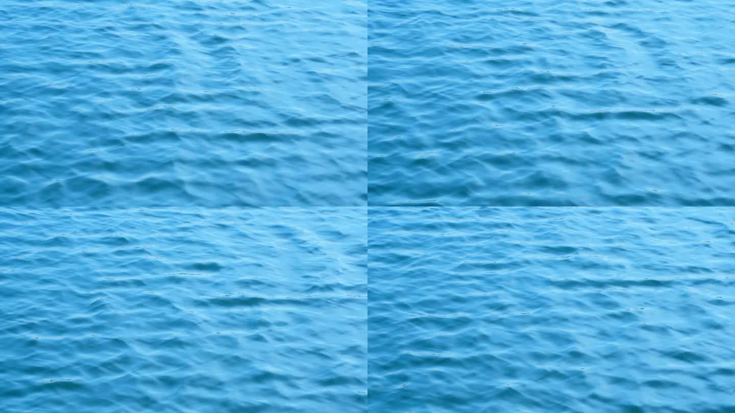 蓝色宁静水面波纹