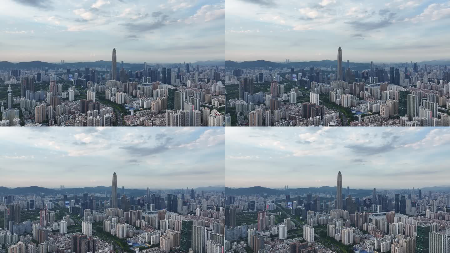 深圳平安金融中心4K航拍