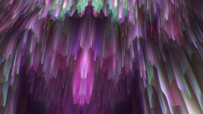 抽象粒子生长艺术创意瀑布背景5980-2