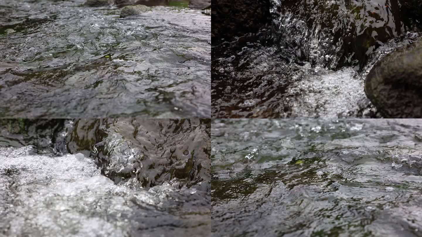 大自然山泉水溪流河流水源
