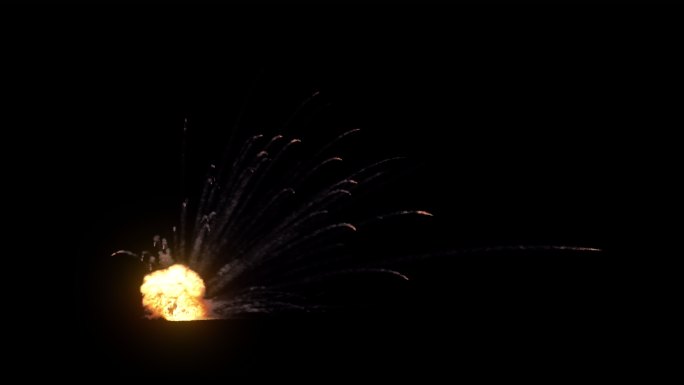 陨石流星撞击地面爆炸效果9