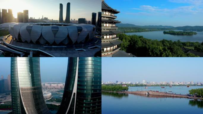 杭州地标奥体中心亚运会宣传片