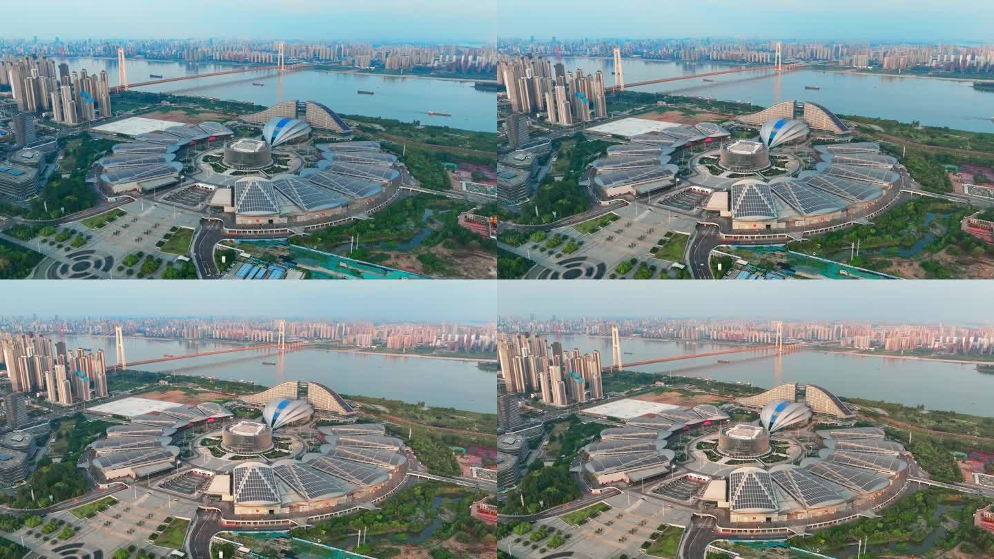 武汉宣传片汉阳国际博览中心国博延时摄影