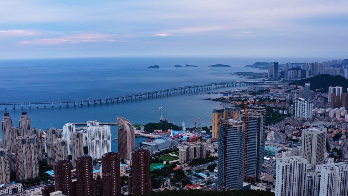 大连沿海风光航拍