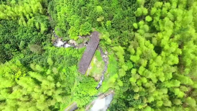 山水风光 房屋建筑 田园航拍