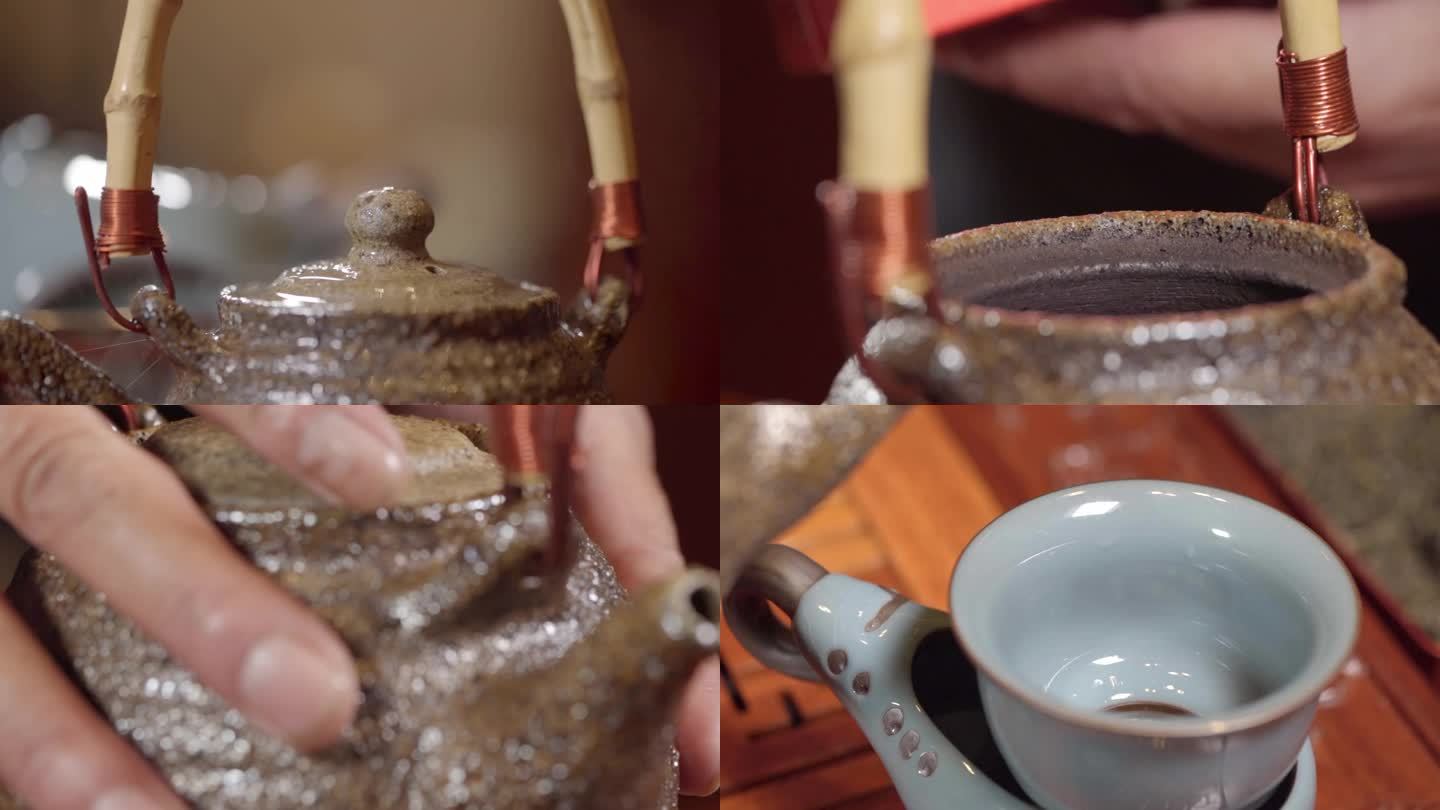 茶文化沏茶品茶茶道喝茶