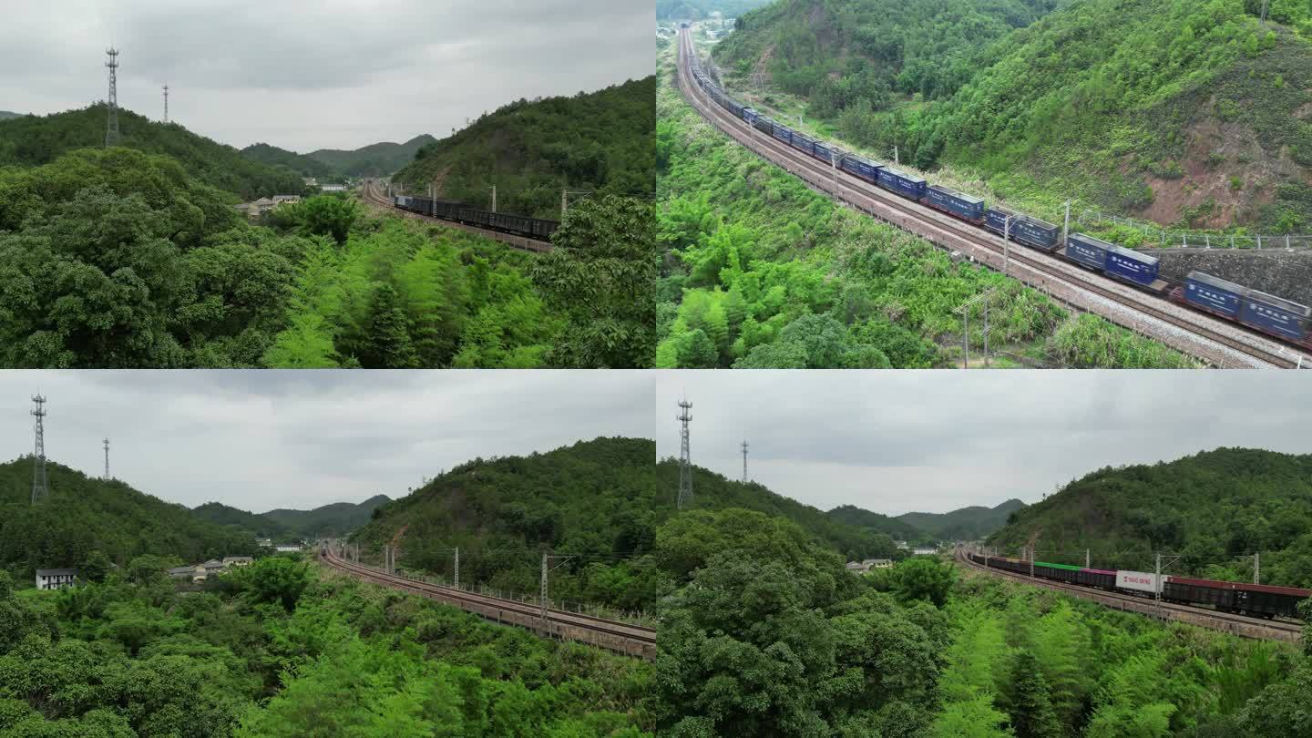 中国铁路轨道交通京九铁路中欧班列绿皮火车