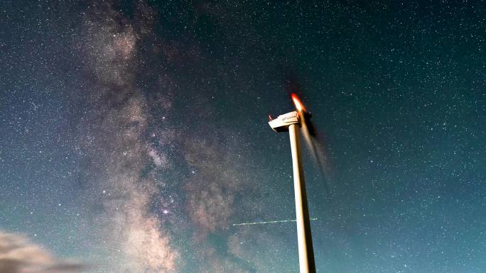 风车星空延时