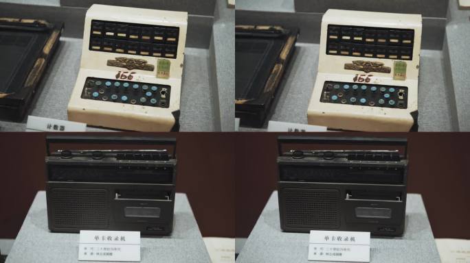 老式计数器单卡收录机