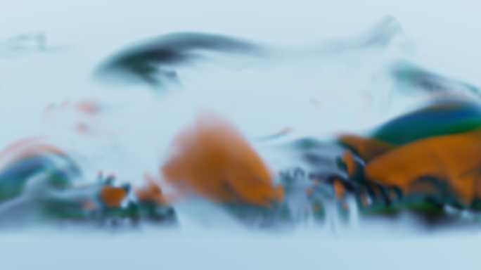 水墨烟云自然流淌作画_柔和版