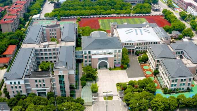 江陵小学航拍 三淞路小学 合辑 01