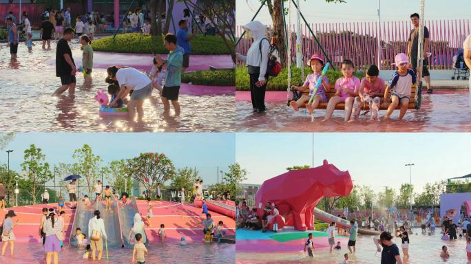 佛山桂城奇妙水岸 儿童水上乐园儿童游玩