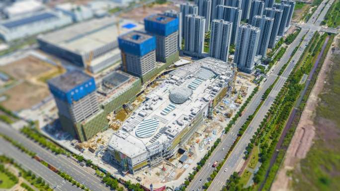 丽水南城经济开发区大型基建项目4k延时