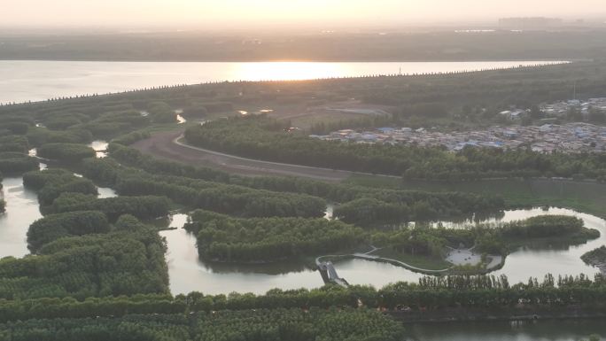 小清河源头睦里闸 济西湿地