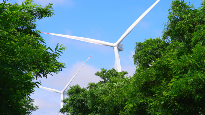 【4K】风机 风力发电 清洁能源 低碳