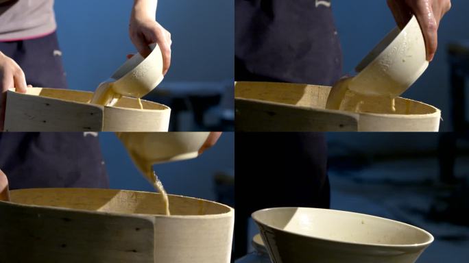 曲阳定窑瓷器原料制作过程过滤升格F