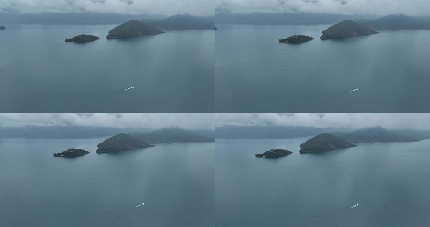 雨中泸沽湖