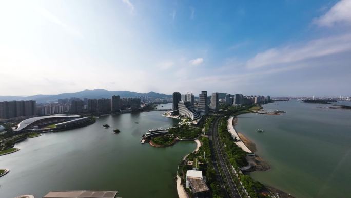 海沧湾风光延时摄影