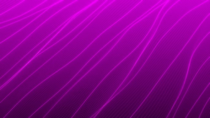 4K紫色网格波浪线条渐变背景无缝循环